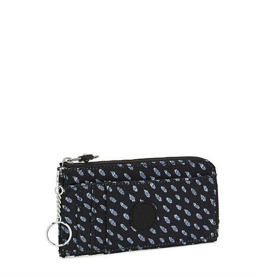 Kipling Dafni Printed Wallet Cüzdan Siyah Beyaz | TR 1040BE